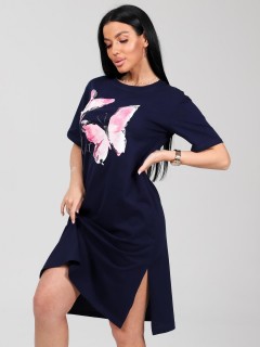 Платье домашнее трикотажное с принтом Iv-capriz(фото6)