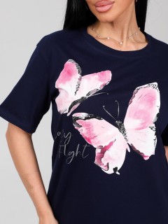 Платье домашнее трикотажное с принтом Iv-capriz(фото4)