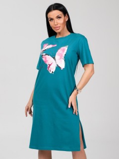 Платье домашнее трикотажное с принтом Iv-capriz(фото6)