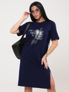 Платье домашнее трикотажное с принтом Iv-capriz(фото2)