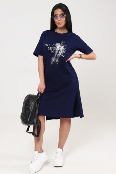 Платье домашнее трикотажное с принтом Iv-capriz