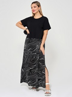 Платье трикотажное с разрезами по низу Dora(фото7)