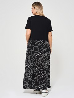 Платье трикотажное с разрезами по низу Dora(фото10)