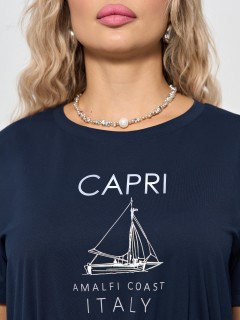 Платье комбинированное с разрезами по низу Dora(фото4)