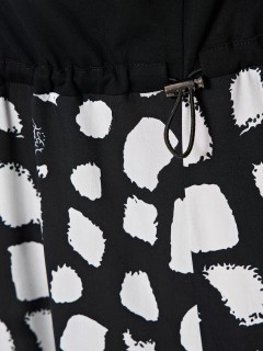 Платье комбинированное с разрезами по низу Dora(фото7)