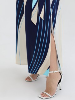 Платье тёмно-синее в полоску Dora(фото7)