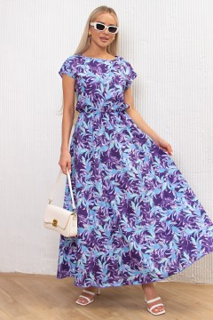 Платье длинное с принтом Дарья №135 Valentina(фото3)