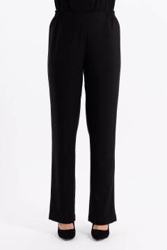 Брюки однотонные чёрного цвета Braslava(фото2)