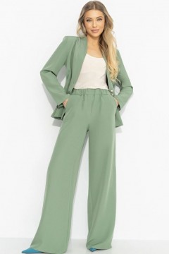 Костюм-двойка зелёный с брюками Charutti