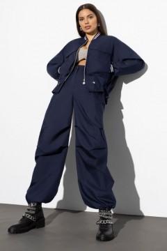 Брюки синие карго Charutti(фото2)