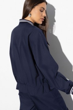 Бомбер синий с карманами Charutti(фото5)