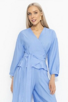 Блузка голубая из вискозы Charutti