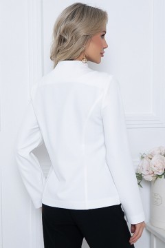 Жакет белый в деловом стиле Avili(фото8)