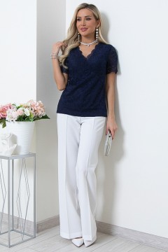 Блузка кружевная с коротким рукавом Avili(фото2)