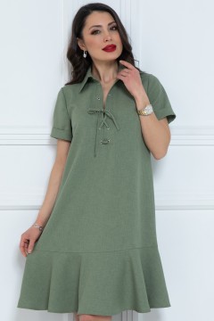 Платье-трапеция с поясом Diolche(фото6)