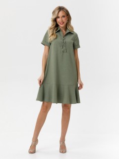 Платье-трапеция с поясом Diolche(фото4)