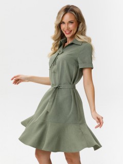 Платье-трапеция с поясом Diolche(фото7)