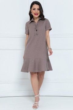 Платье-трапеция с поясом Diolche(фото2)