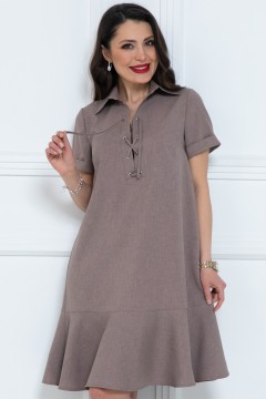 Платье-трапеция с поясом Diolche(фото3)