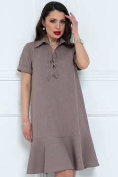 Платье-трапеция с поясом Diolche(фото5)