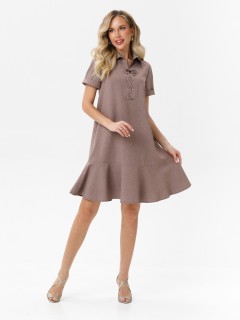 Платье-трапеция с поясом Diolche(фото4)