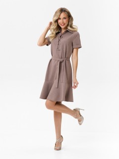 Платье-трапеция с поясом Diolche(фото6)