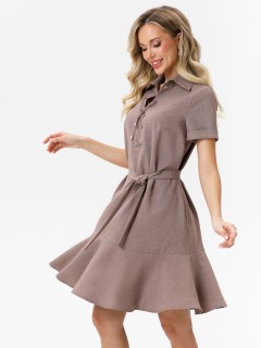 Платье-трапеция с поясом Diolche(фото7)