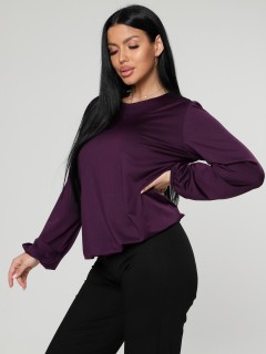 Блузка трикотажная в цвете баклажан Iv-capriz(фото5)