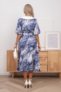 Платье миди с поясом Ирис №1 Valentina(фото6)