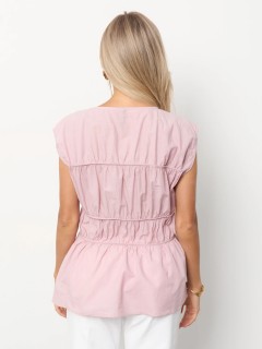 Блузка розовая из хлопка Jetty(фото7)