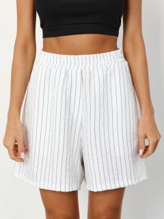 Шорты белые в полоску Jetty(фото4)