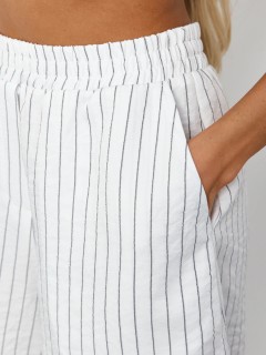 Шорты белые в полоску Jetty(фото6)