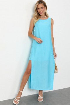 Платье длинное голубого цвета Jetty