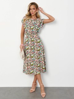 Платье миди разноцветное из хлопка Jetty(фото7)