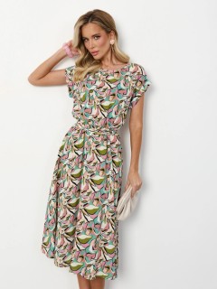 Платье миди разноцветное из хлопка Jetty(фото8)