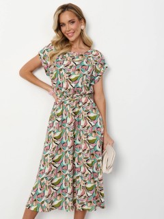 Платье миди разноцветное из хлопка Jetty(фото2)