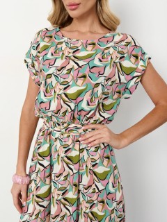 Платье миди разноцветное из хлопка Jetty(фото4)