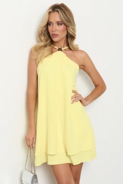 Платье короткое жёлтое Jetty