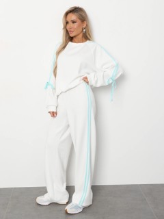 Джемпер трикотажный молочного цвета Jetty(фото4)