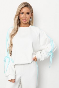 Джемпер трикотажный молочного цвета Jetty