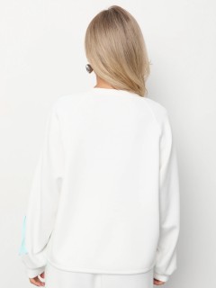 Джемпер трикотажный молочного цвета Jetty(фото7)