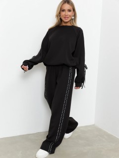 Джемпер трикотажный чёрного цвета Jetty(фото2)