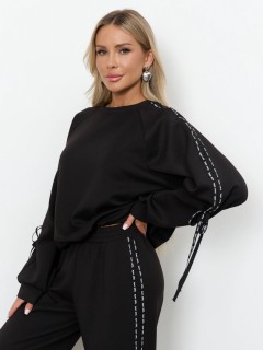 Джемпер трикотажный чёрного цвета Jetty(фото3)