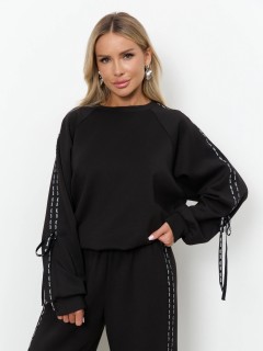 Джемпер трикотажный чёрного цвета Jetty(фото8)