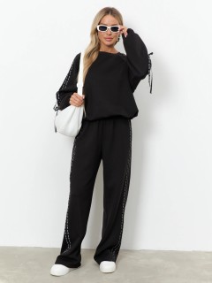 Брюки широкие с лампасами Jetty(фото3)