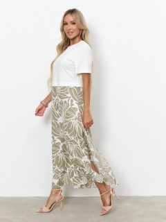 Платье длинное комбинированное Jetty(фото6)