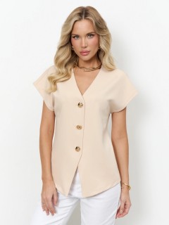 Жакет бежевый с коротким рукавом Jetty(фото3)