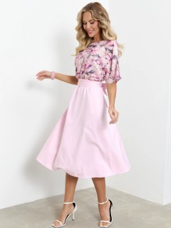 Платье комбинированное с поясом Jetty(фото3)