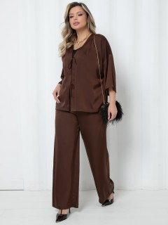 Костюм брючный шёлковый Agata(фото4)