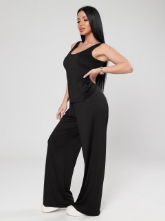 Костюм трикотажный чёрный с брюками Iv-capriz(фото6)